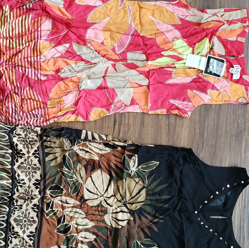 2 print Summer tank dresses